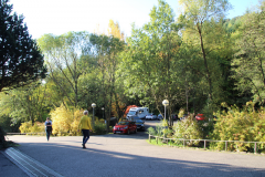 AC-parkering på hotellets p-plads